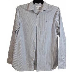 Calvin Klein Men's Striped Dress Shirt Size M